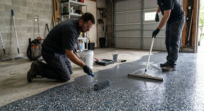 Garage Concrete Resurfacing Service